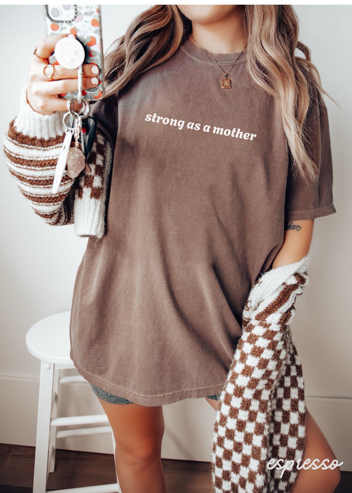 Strong as a Mother Tee *11 Colors (S-3X)