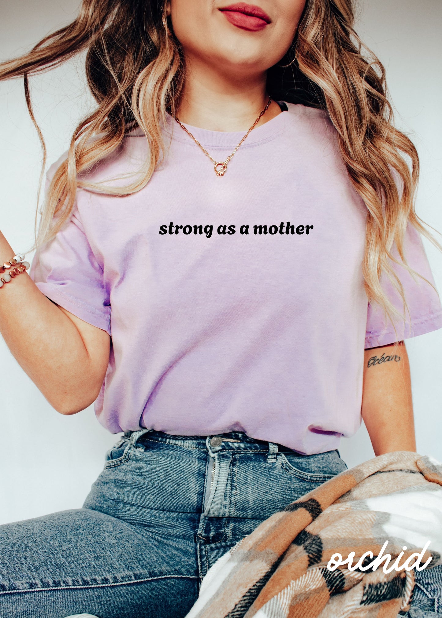 Strong as a Mother Tee *11 Colors (S-3X)