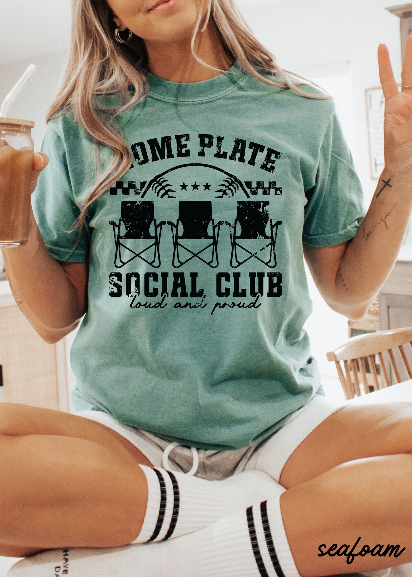 Home Plate Social Club Tee *17 Colors (S-3X)