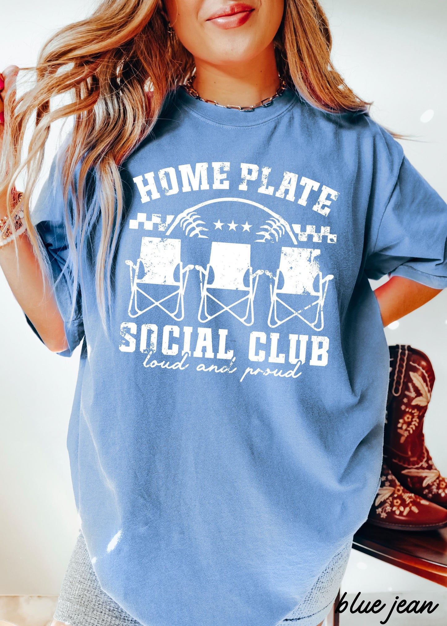 Home Plate Social Club Tee *17 Colors (S-3X)