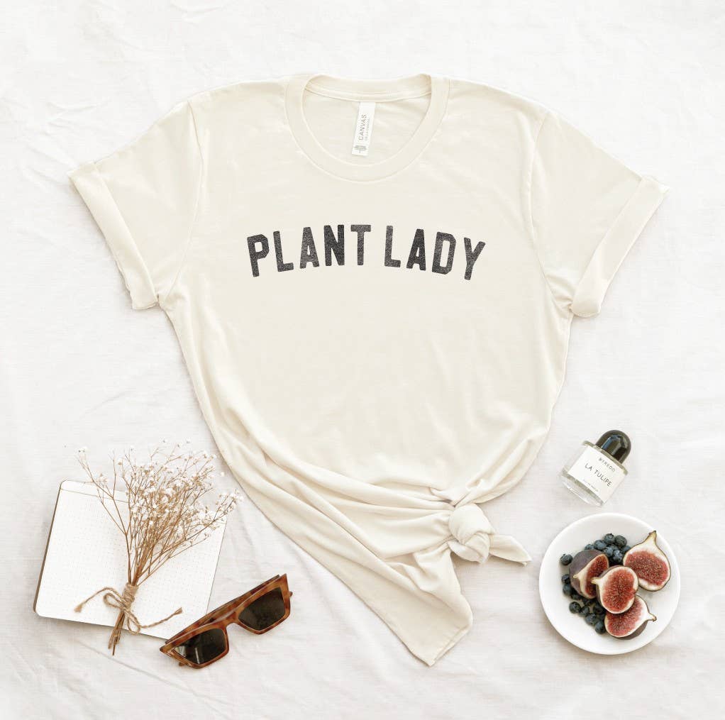 PLANT LADY Graphic T-Shirt: M / TAN