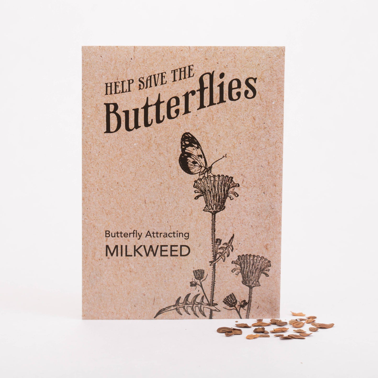 Help Save the Butterflies - Milkweed Mix Seed Packets