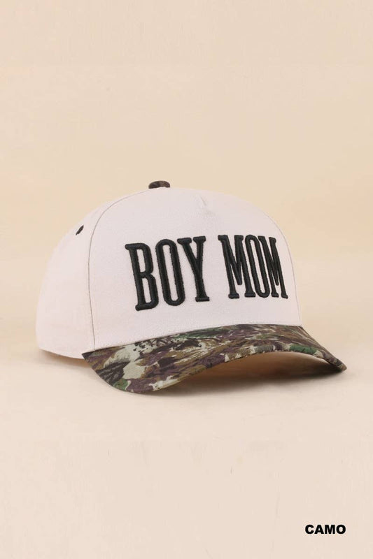 Boy Mom Two Tone Snapback Hat