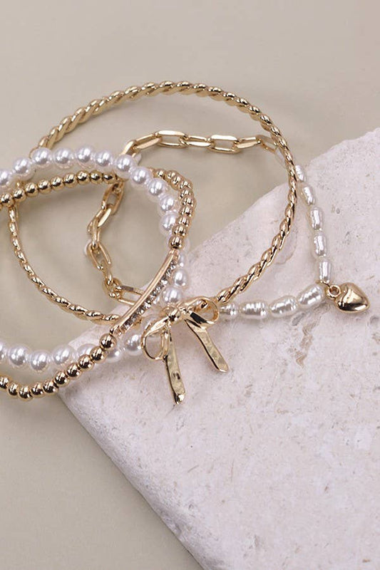 BOW BRACELET SET