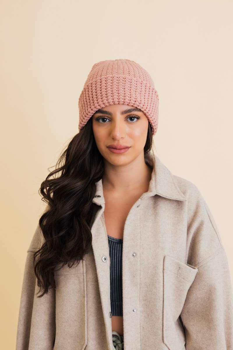 🍞 Toasty Waffle Puff Beanie - Your Winter Sales Boost: Black