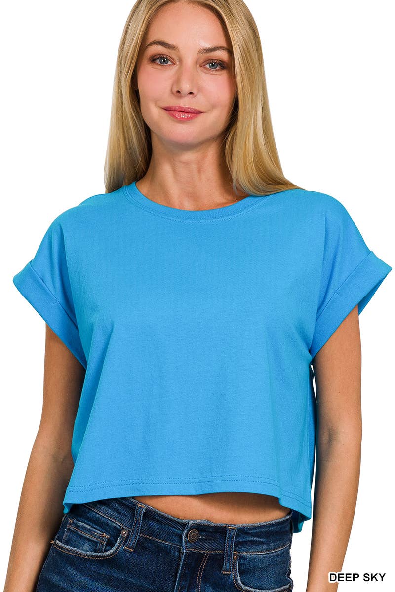 `.Cotton Short Sleeve Tee