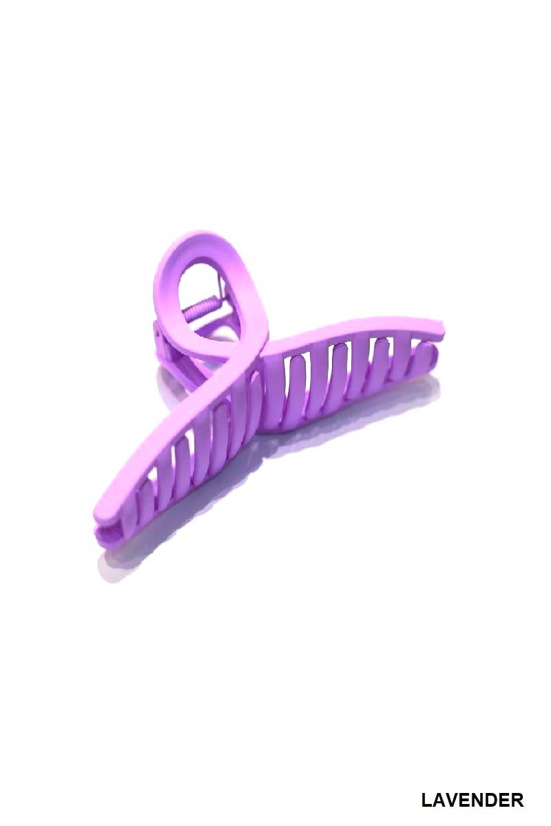 TWISTED HAIR CLAW CLIPS: BLACK-158415