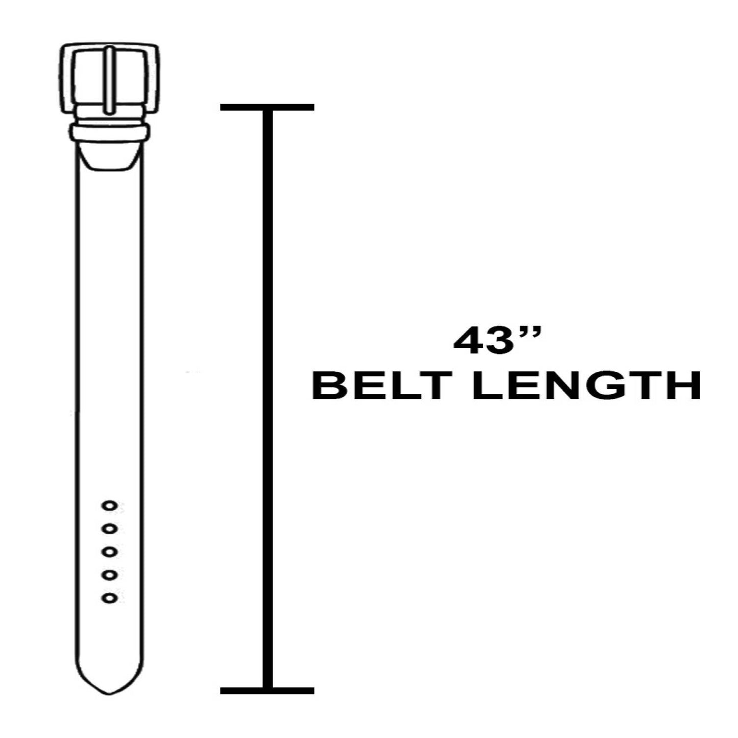 Faux Leather Rectangle Cutout Buckle Belt
