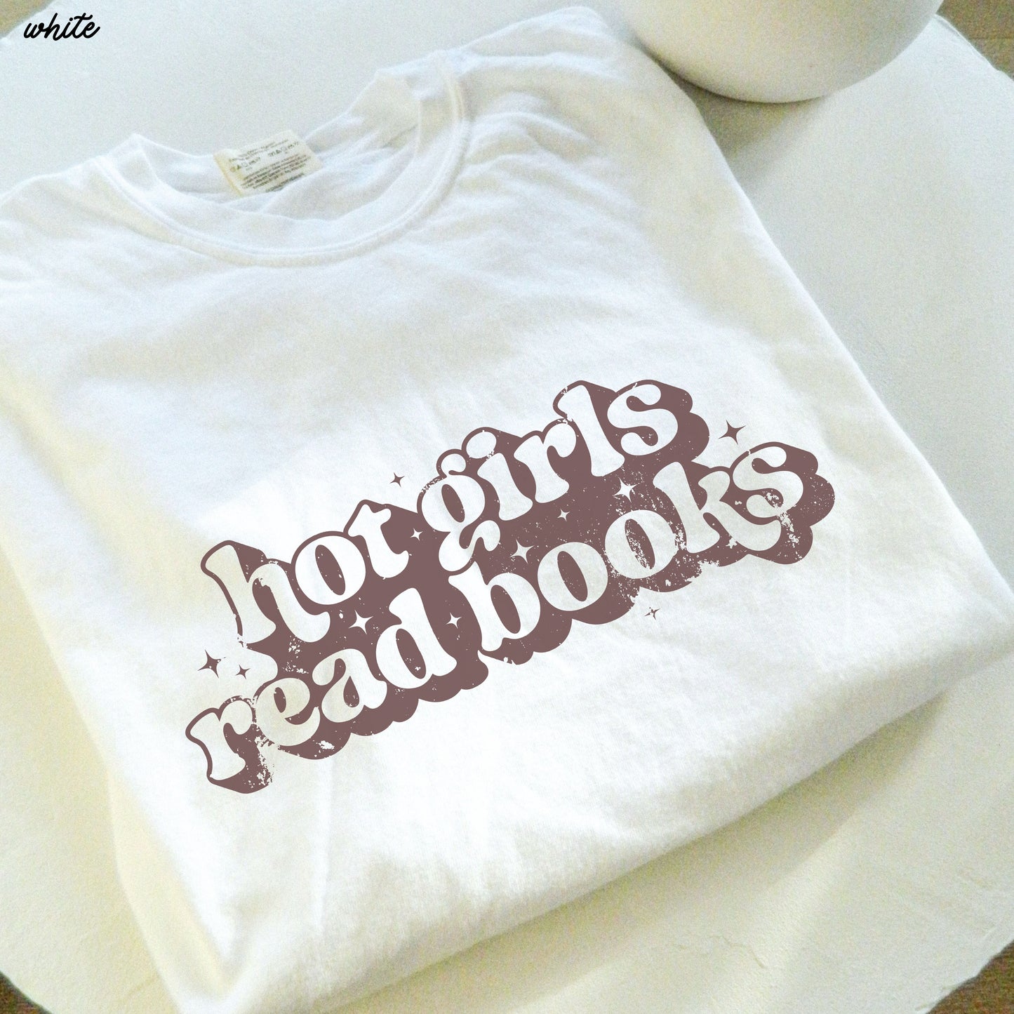 Hot Girls Read Books Tee *11 Colors (S-3X)