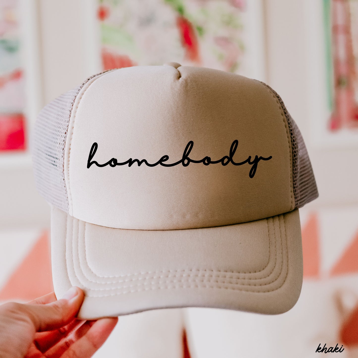 Homebody Cursive Trucker Hat *12 Colors