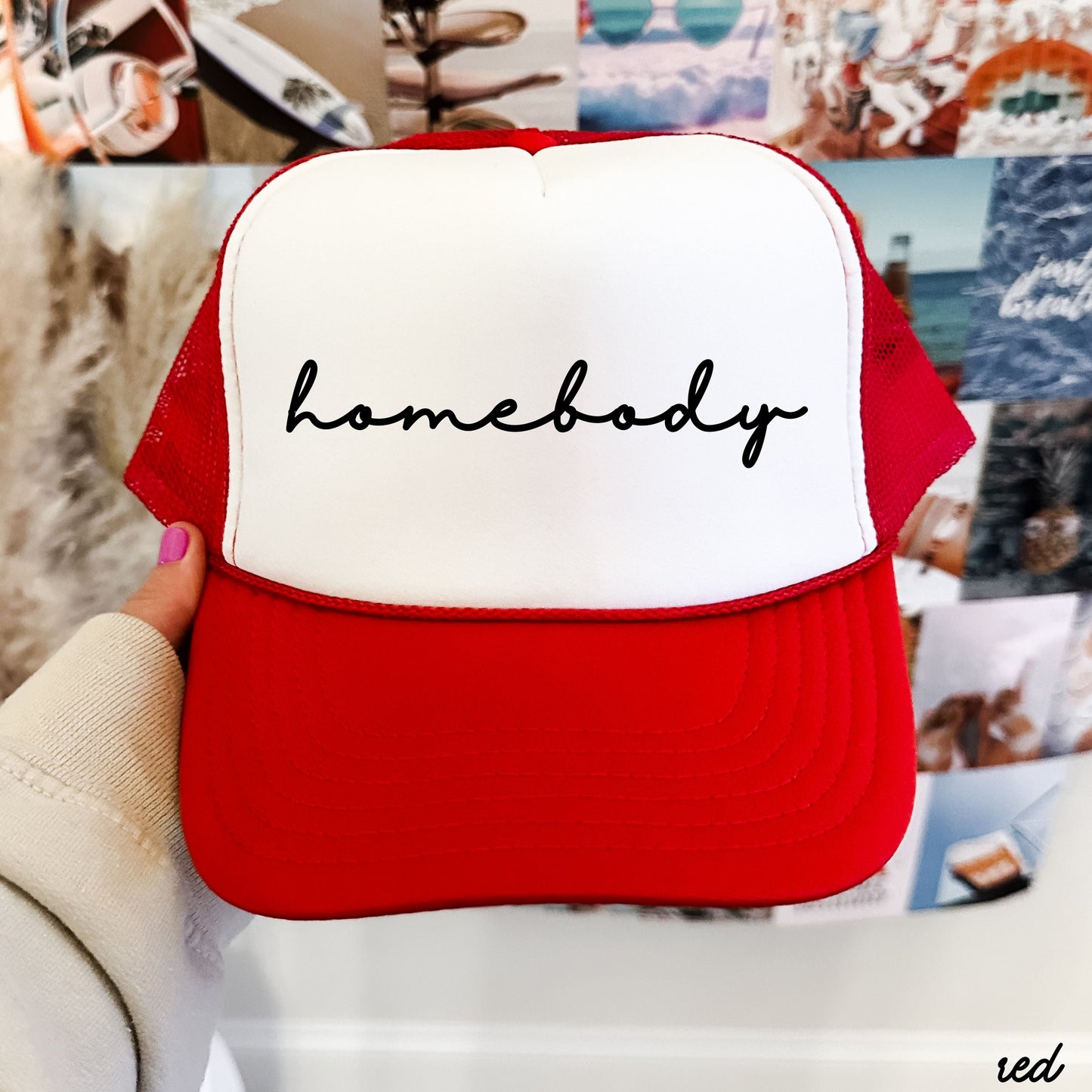 Homebody Cursive Trucker Hat *12 Colors