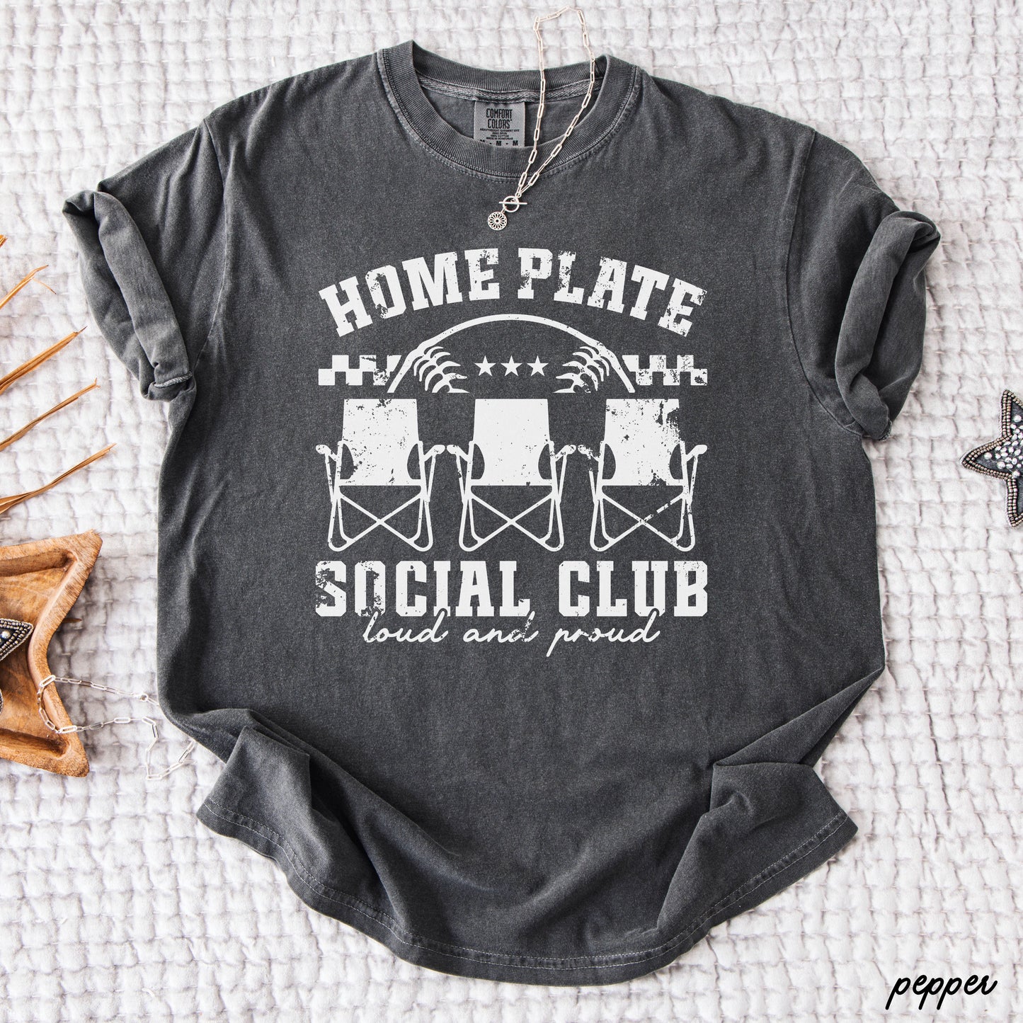 Home Plate Social Club Tee *17 Colors (S-3X)