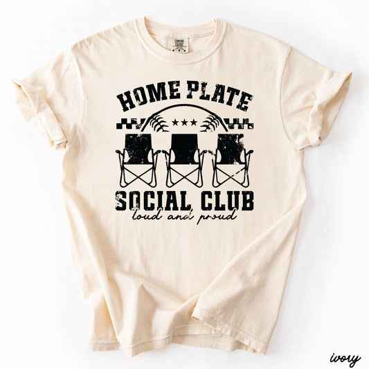 Home Plate Social Club Tee *17 Colors (S-3X)