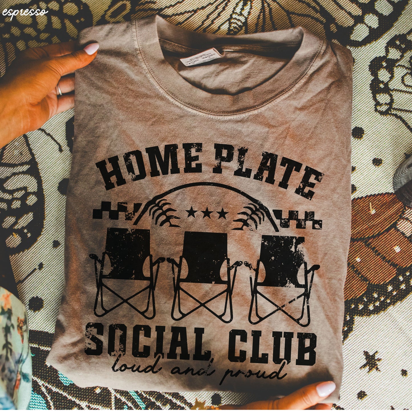 Home Plate Social Club Tee *17 Colors (S-3X)