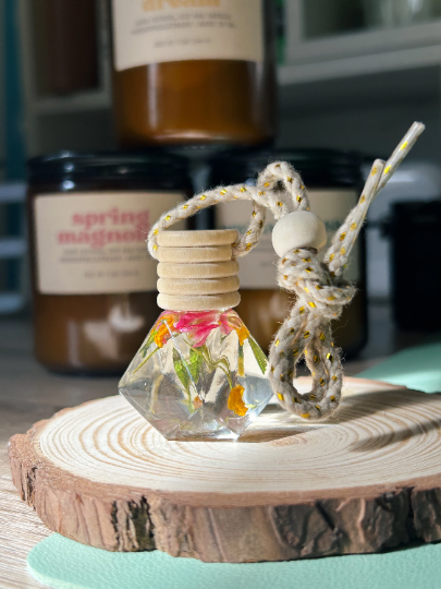 Spring Car Diffusers | Air Fresheners: Green Tea & Lemongrass