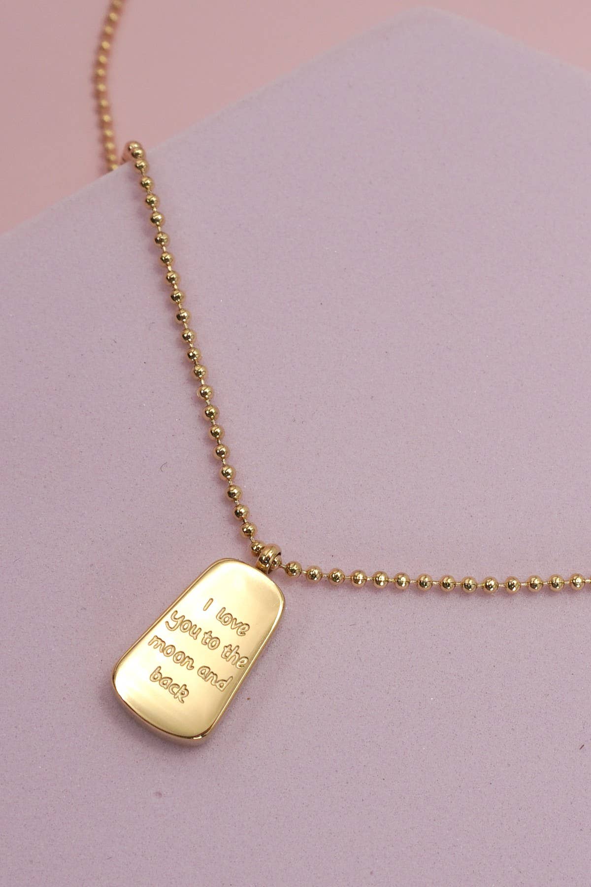 18K STAINLESS STEEL TARNISH FREE CHARM NECKLACE
