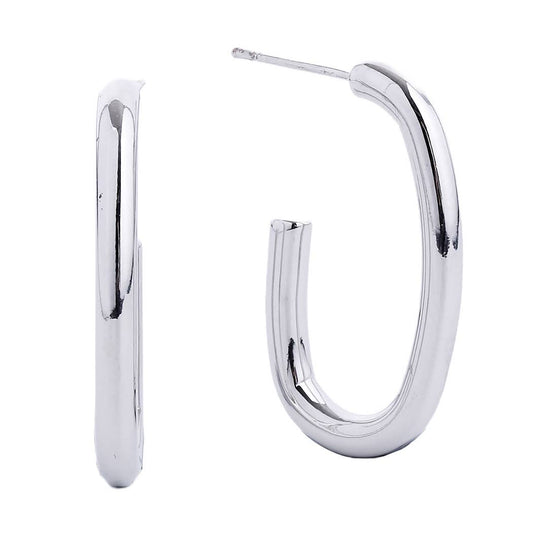 Silver Mini Hoop