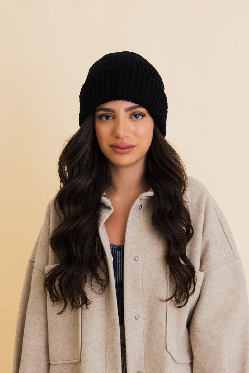 🍞 Toasty Waffle Puff Beanie - Your Winter Sales Boost: Mocha