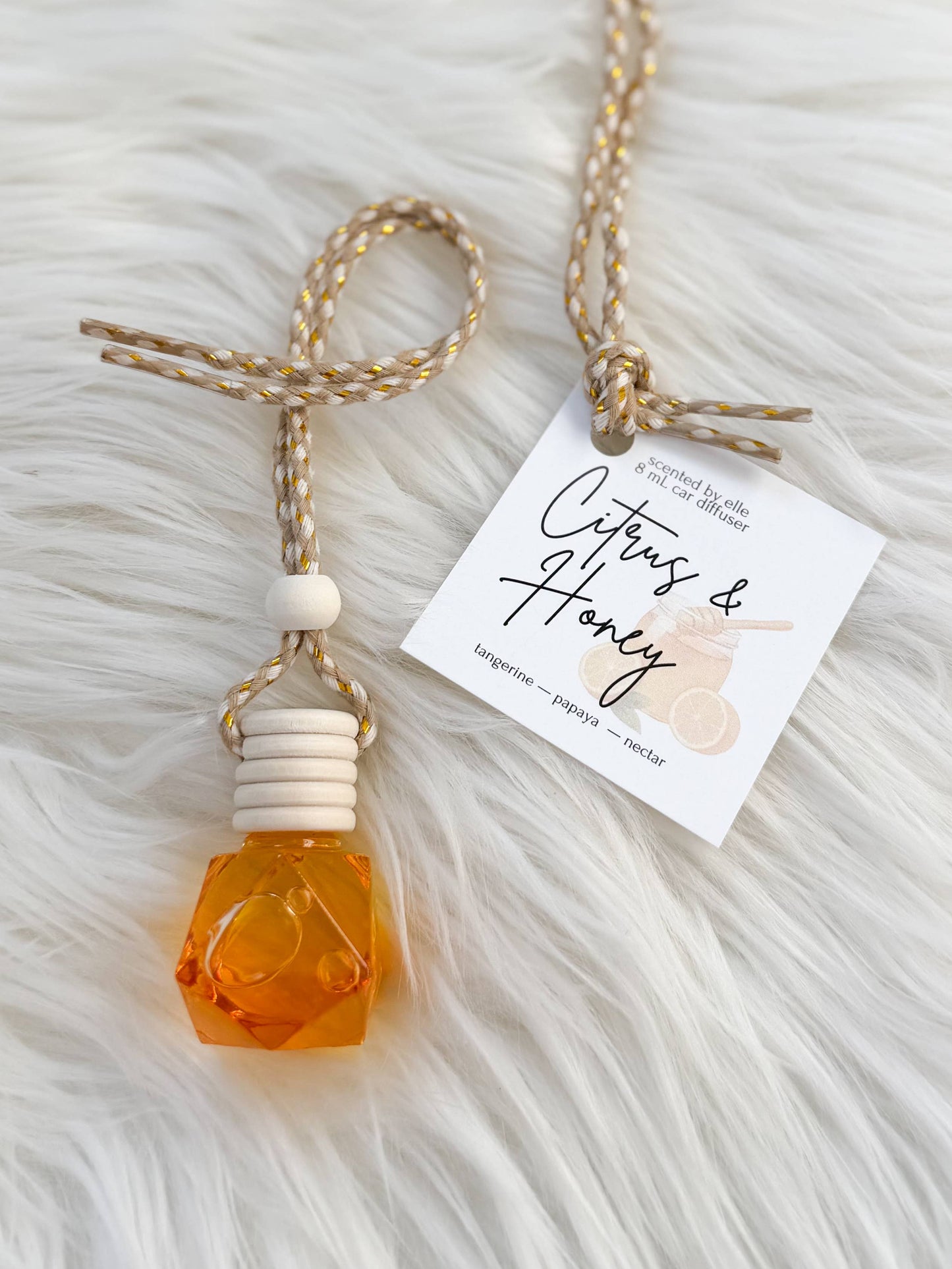 Citrus & Honey Car Diffuser