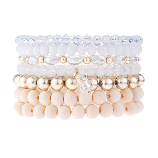 HDB3155 - MULTI LINE BEADED BRACELET
