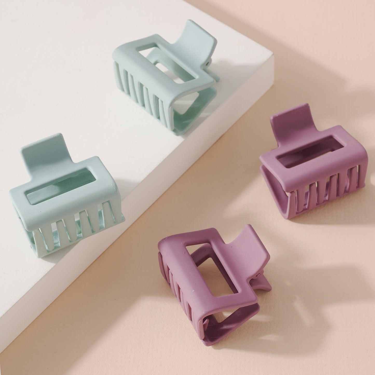 Set of 4 Matte Hair Claws