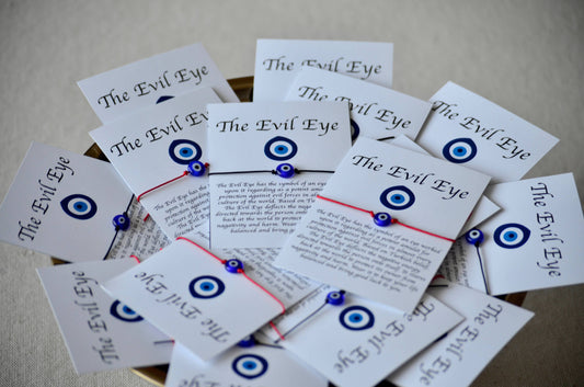 Evil Eye Bracelet String Gift, Evil Eye Bracelet Card